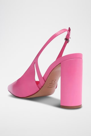 Zapatos de piel de tacón - Rosa