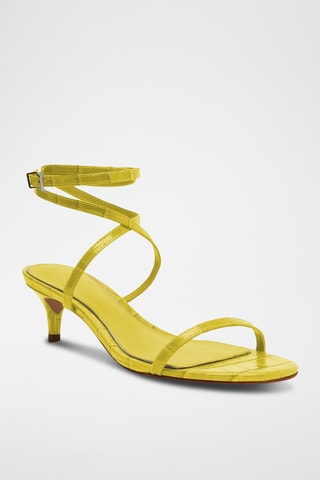 Sandalias de tacón - Amarillo