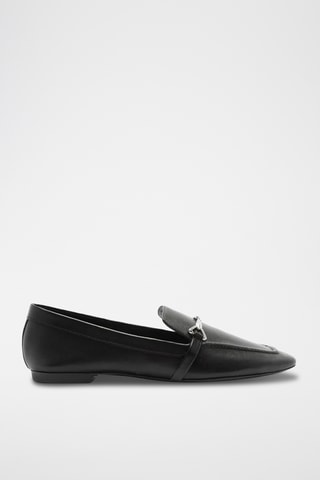 Mocasines de piel - Negro