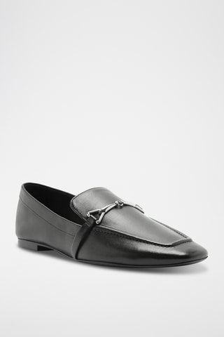 Mocasines de piel - Negro