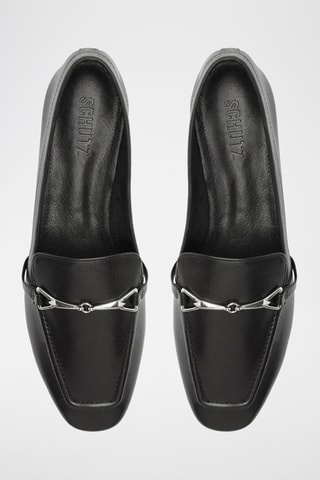 Mocasines de piel - Negro