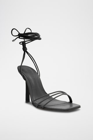 Sandalias de tacón - Negro