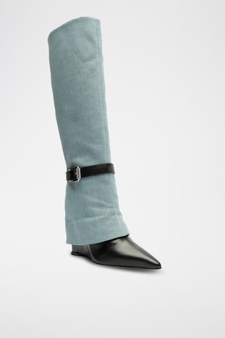 Botas de piel - Negro