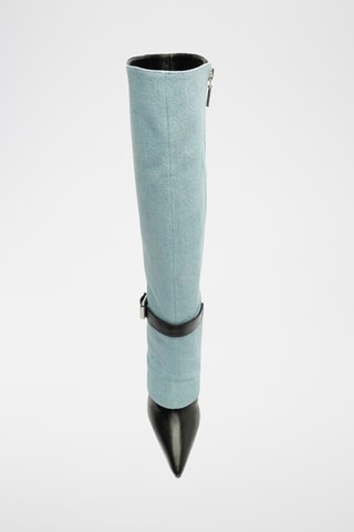 Botas de piel - Negro