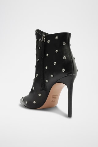 Botines de piel - Negro