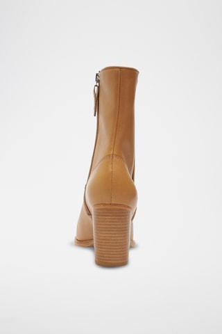 Botines de piel - Marrón