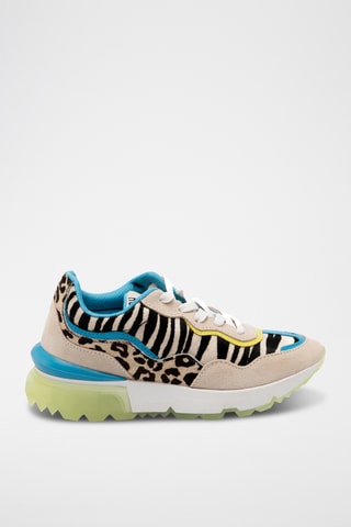 Zapatillas de piel - Beige