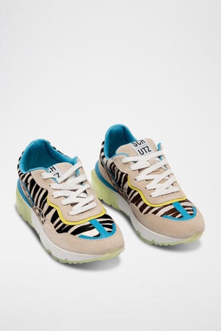 Zapatillas de piel - Beige