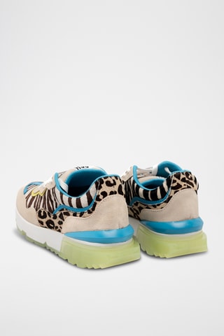 Zapatillas de piel - Beige