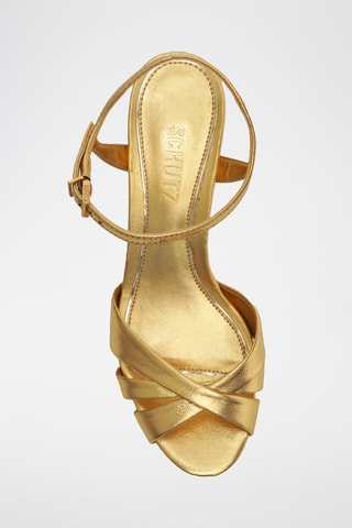 Sandalias de tacón - Dorado