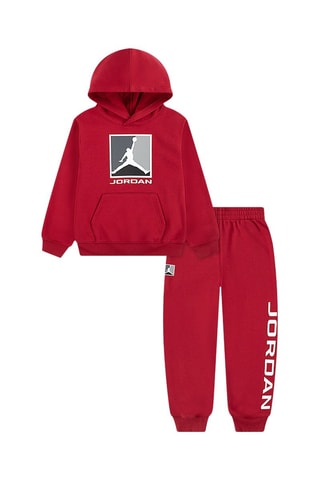 Sweat à capuche et pantalon - Rouge