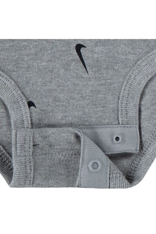 3 bodys - Nike - Blanc et gris