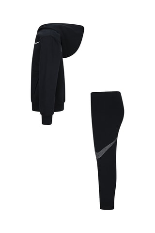 Sweat à capuche et legging - Nike - Noir
