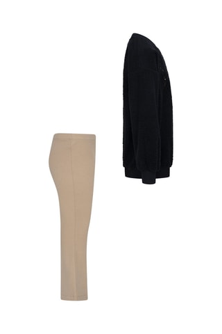 Sweat et pantalon - Nike - Noir et beige