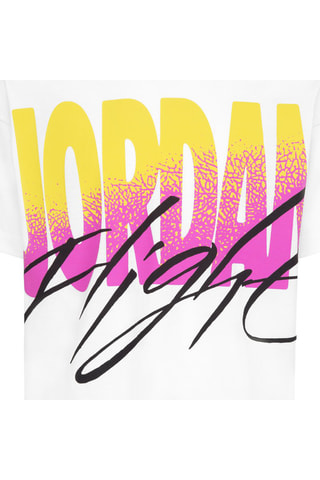 T-shirt Jordan Flight Rise - Jordan - Blanc et jaune