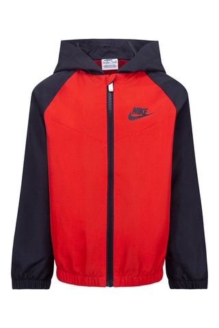 Coupe-vent à capuche - Nike - Rouge