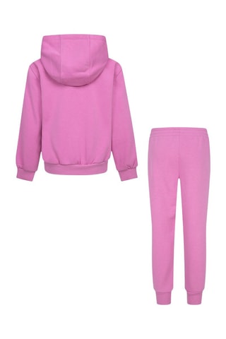 Sweat à capuche et pantalon - Blanc et rose