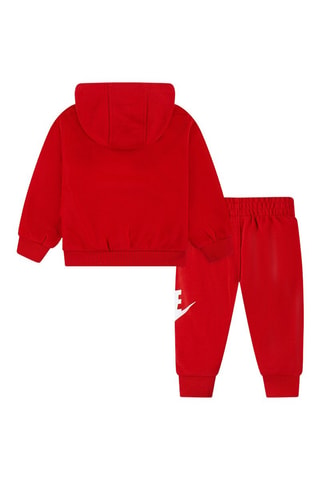 Sweat à capuche et pantalon - Blanc et rouge