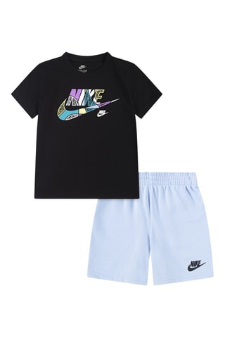 Tshirt et short - Noir et bleu