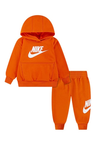 Sweat à capuche et pantalon - Blanc et orange