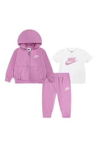 Ensemble 3 pièces - Blanc et rose