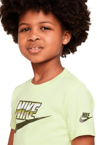 T-shirt - Nike - Blanc, vert et jaune