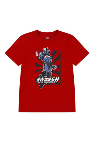 T-shirt - Blanc, noir et rouge