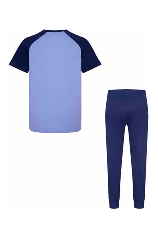 T-shirt et jogging - Nike - Blanc, bleu et violet