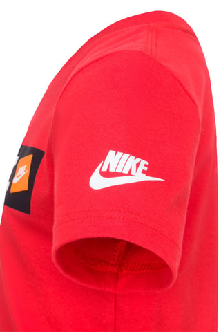 T-shirt - Nike - Blanc, noir, rouge et orange