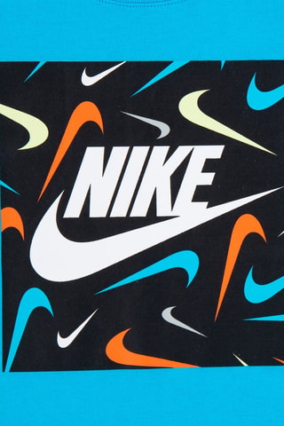 T-shirt - Nike - Blanc, noir, beige, bleu et jaune