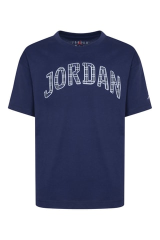 T-shirt Plaid - Jordan - Bleu