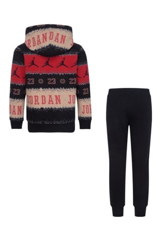 Sweat et pantalon Holiday - Jordan - Noir et rouge