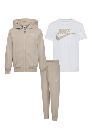 Ensemble 3 pièces - Blanc et beige