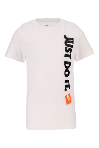 T-shirt - Nike - Blanc, noir et orange