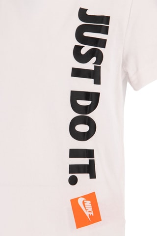 T-shirt - Nike - Blanc, noir et orange