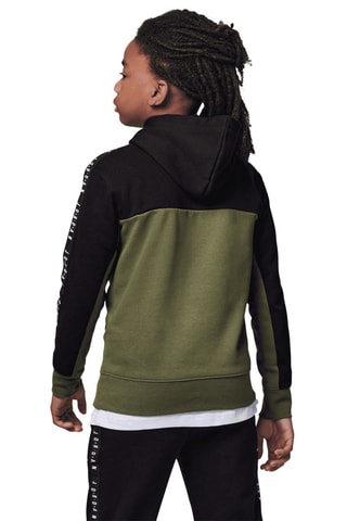 Sweat à capuche -  Jordan - Blanc, noir, beige et vert