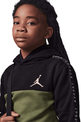 Sweat à capuche -  Jordan - Blanc, noir, beige et vert
