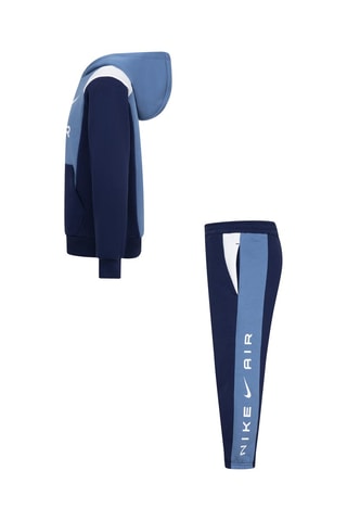 Sweat à capuche et pantalon - Nike - Blanc et bleu