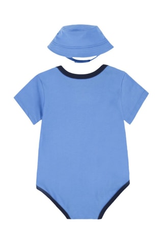 Body et bob Bucket - Blanc, noir et bleu