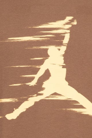 T-shirt Motion - Jordan - Beige et marron