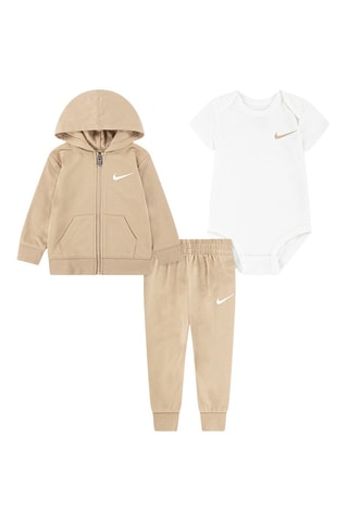 Ensemble 3 pièces - Blanc et beige