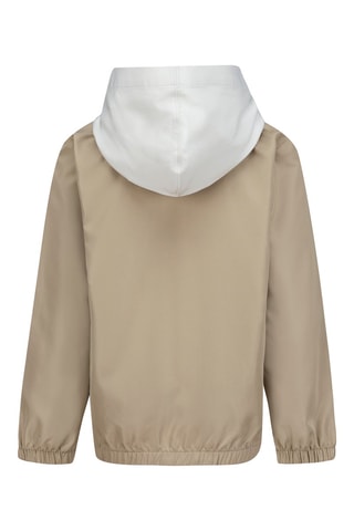 Coupe-vent à capuche - Nike - Blanc et beige