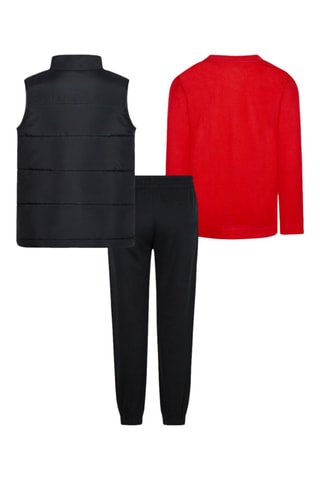 Ensemble 3 pièces Colorblock - Nike - Noir, rouge et gris