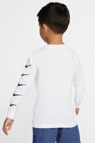 T-shirt - Nike - Blanc, bleu et orange