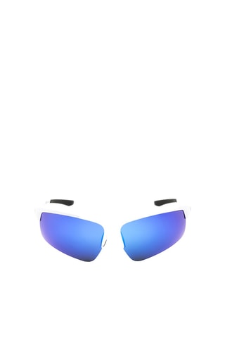 Occhiali da sole - Lenti a specchio - Categoria 3 - Uomo - Under Armour - Bianco e grigio