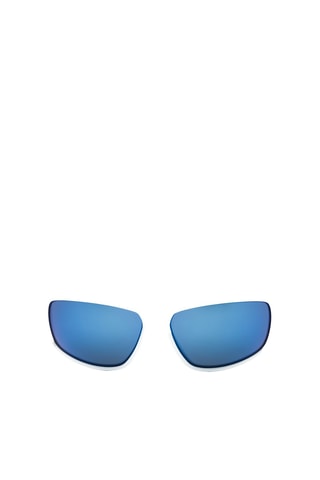 Occhiali da sole - Lenti a specchio - Categoria 3 - Uomo - Nike - Bianco e grigio