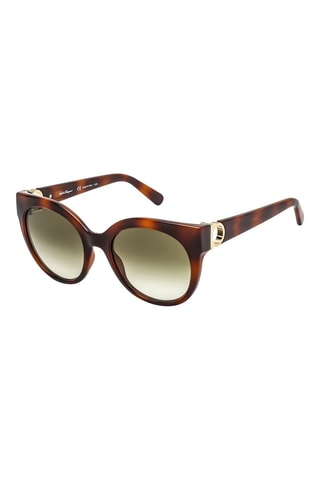 Occhiali da sole donna - Categoria 3 - Salvatore Ferragamo - Marrone e verde
