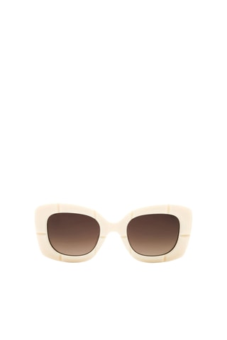 Occhiali da sole donna - Categoria 3 - Kate Spade - Bianco e marrone