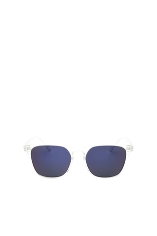 Occhiali da sole uomo - Lenti a specchio - Categoria 3 - Kenneth Cole Reaction - Bianco e blu