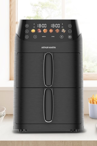 Friggitrice senza olio - 2 x 2,5 l - 2 x 1000 W